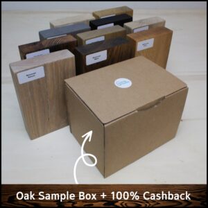Sample Box Oak - Cashback