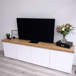 Oud-Eiken Bovenblad Besta Kast 45mm recht