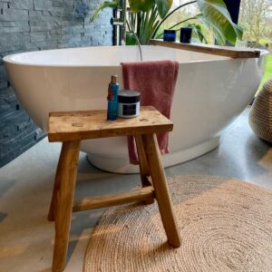 Oude Houten Kruk Old Teak – Handgemaakt en Duurzaam (6)