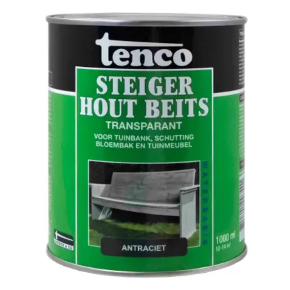 Steigerhout Beits Antraciet-Wash