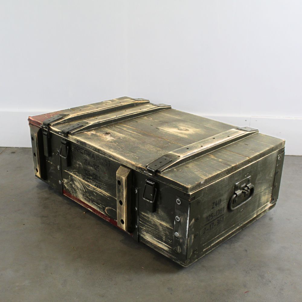 Munitiekist XXL Geschuurd 85x53x30cm