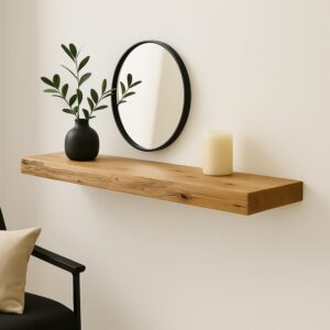 Wandplank Eiken Zwevend 42mm (1)