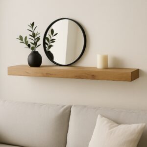 Wandplank Eiken Zwevend 42mm (3)