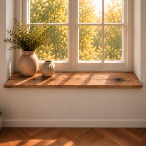 Oud-Eiken Vensterbank & Plank 25mm Recht – Op Maat