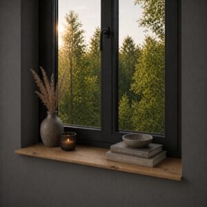 Oud-Eiken Vensterbank & Plank 25mm Recht – Op Maat