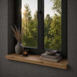 Oud-Eiken Vensterbank & Plank 45mm Recht – Op Maat