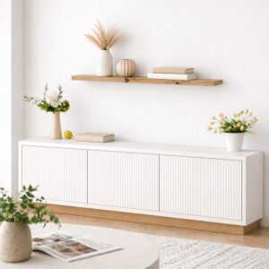 Zwevende Wandplank Oud-Eiken Recht 25mm (2)