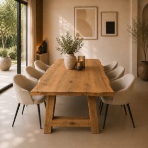 Eettafel Oud-Eiken D'Huez - Op Maat (7)