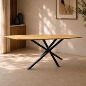 Eettafel Danois Deens Ovaal Oud Eiken (3)