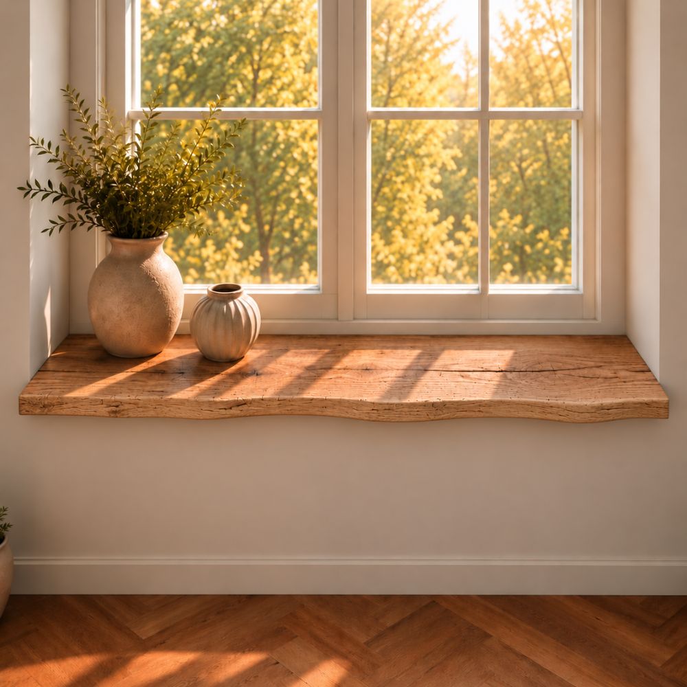 Oud-Eiken Vensterbank & Plank 25mm Recht 12