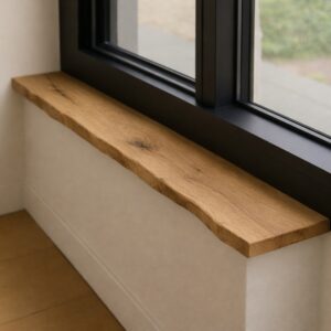 Oud-Eiken Vensterbank & Plank 25mm Boomstamrand - Op Maat