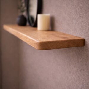 Japandi Wandplank Eiken 24mm – Ronde Hoeken