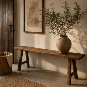 Oude Teak Bank - 120cm lang - Sale