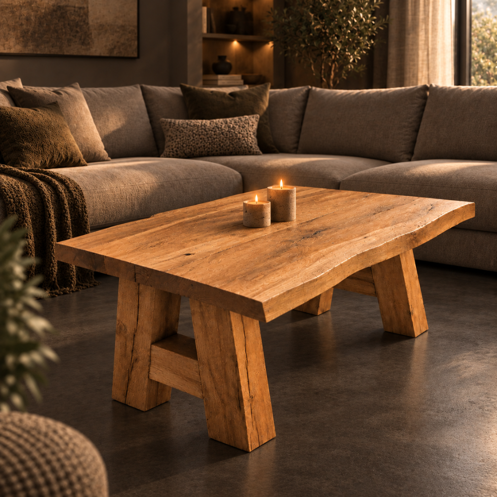 Salontafel Massief Oud Eiken D’Huez