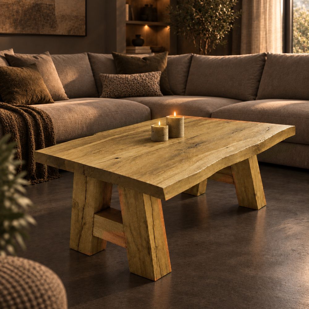 Salontafel Massief Oud Eiken D’Huez